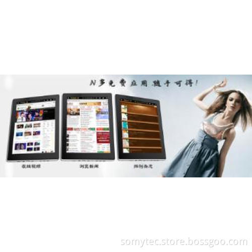 9.7\'\' Android 4.1 HDM WIFI 3G GPS 2 Camere Blue tooth MID
